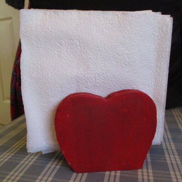 FINAL SALE! VTG Hand painted Black Americana Napkin Holder/Letter Holder - Picture 3 of 10